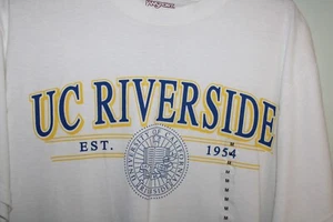 UC Riverside- Jansport white t-shirt Medium new with tags - Picture 1 of 6