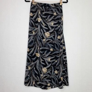 Maxi Falda Vintage TR Bentley Floral Botón Lateral Talla Pequeña - Imagen 1 de 7