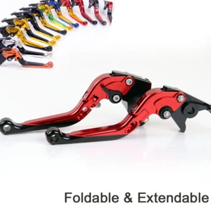 Brake Clutch adjustable Levers For Suzuki GSXR1000 GSX-R1000 2007 2008 RED - Picture 1 of 19