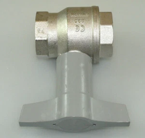 BEE TRINKWASSER GAS KUGELHAHN 1 1/2" IG DN40 ABSPERRVENTIL KUGELVENTIL PN40 - Bild 1 von 1