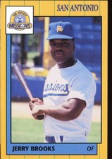 1990 San Antonio Missions JERRY BROOKS RC DODGERS SYRACUSE NY