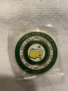 Augusta National Masters Magnetic Yardages Golf Ball Marker 2024 - Picture 1 of 2