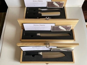 Kamikoto 5 Knife Set With Knife Block Sharpening Stone Knife Roll New - Picture 1 of 17