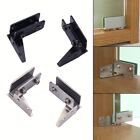 Adjustable Glass Door Hinge Non Porous Secure for Glass Panels Set of 2
