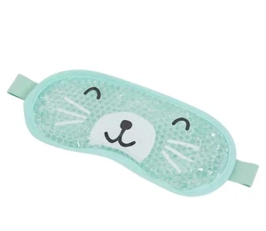 Augenmaske mit Gelkugeln in Grün Heiß Kalt für Augen und Gesicht NEU & OVP - Bild 1 von 2