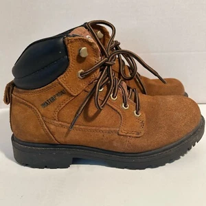 Brahma Men's size 6.5 Brown Bravo Waterproof 6" Soft Toe Work Boots. - Picture 1 of 9