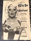 Rare Vintage Rupaul WIG IN Poster 24x36 1993 Club USA NYC Wigstock Drag Benefit