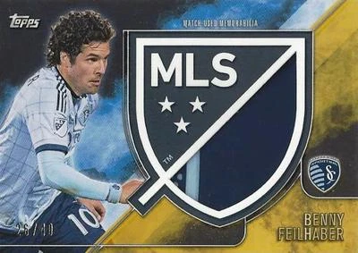 2015 Topps Major League Soccer Apex Crest Jumbo Relic Card Variations #'d /40 - Image 1 of 4