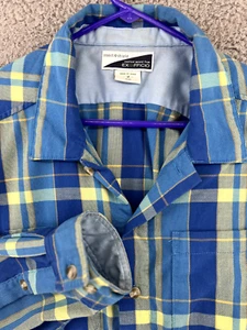 Exofficio Shirt Men's M Multicolor Plaid Long Sleeve Button Up Insect Shield - Picture 1 of 14