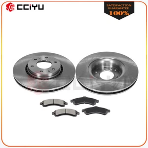 Front Solid Brake Rotors & Ceramic Pads For 2006-2008 Chevrolet Trailblazer - Imagen 1 de 1