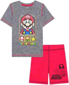 Hybrid Mario Bros Toddler Boys Super Mario Short Sleeve T-shirt and Short Size 2 - Picture 1 of 4
