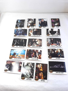 Vintage 1989 Batman DC Comics Collectors Cards Set of 17 Pictures of Movie