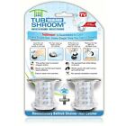 TubShroom® 2 Pack Chrome Revolutionary Tub Drain Protector Hair Catcher Strainer