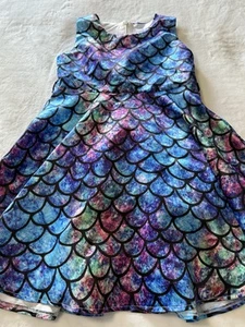 Boutique Mermaid Girl’s Size Medium M 7 / 8 Cute Casual Sundress Dress Outfit - Picture 1 of 2