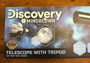 Discovery #Mindblown Kinder Teleskop Stativ 2 Objektive Alter 8+ Neu im Karton Weltraum Hausunterricht - Bild 1 von 12