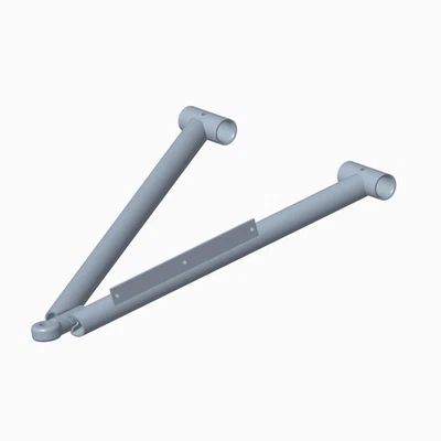 Marco Polaris de soldadura a mano derecha, negro mate, pieza original OEM 1542945-458 Foto 1 de 3