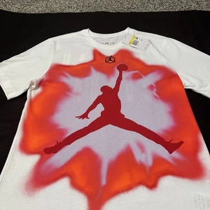 Nike Air Jordan Large Core USA Flight 84 Olympic Graphic Shirt White HJ6365-100 - Bild 1 von 9