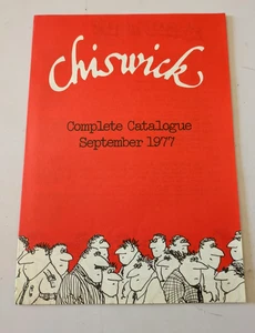 Chiswick Records Catalogue 1977 Punk Mod Power Pop Original Brochure – Rare! - Foto 1 di 4