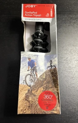 Joby GorillaPod JB01300-BWW Action Tripod Mount For Go PRO NEW - Image 1 of 3