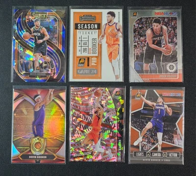 Lote de cartões Devin Booker – 6 cartões – Suns, Topps e inserções – Frete GRÁTIS - Imagem 1 de 2