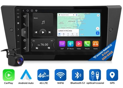 Eonon E90X6S Android 13 6+64G 9"CarPlay Car GPS Sat Nav Stereo Radio BMW E90-E93 - Image 1 of 4