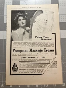1907 Massage Cream Print Ad / Poster Vintage VTG - Ready to Frame - Picture 1 of 1