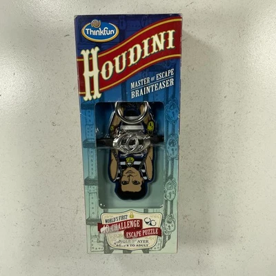 MAGIC Trick Thinkfun HOUDINI Brainteaser Game Escape Puzzle 2014 Damaged Box - Image 1 of 4