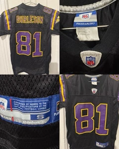 Vintage Minnesota Vikings Nate Burleson Reebok NFL Jersey Youth Small - Picture 1 of 9