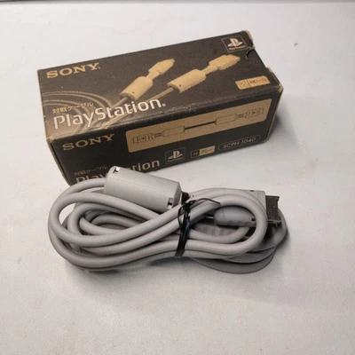 PS1 Link Cable Taisen SCPH-1040 Boxed Playstation Official Made in Japan - Image 1 of 4