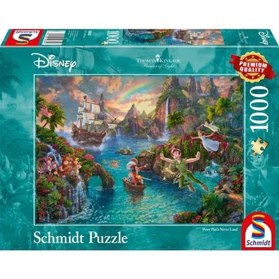 Puzzle Thomas Kinkade: Disney Peter Pan - 1000 pz - Schmidt 59635 - Immagine 1 di 2