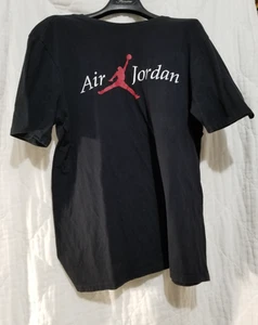 Camiseta Nike Air Jordan Jumpman Flight negra/roja/blanca CZ1767-010 talla mediana - Imagen 1 de 3