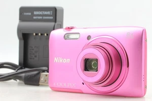 Work Properly [N.MINT] Nikon Coolpix S3600 Compact Digital Camera Pink FromJAPAN - Picture 1 of 11