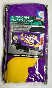LSU Tigers Logo Automotive Full Size Pickup Truck Football Tailgate Cover New - Picture 1 of 1