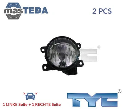 19-12077-01-2 NEBELSCHEINWERFER PAAR SET TYC 2PCS NEU OE QUALITÄT - Image 1 of 4