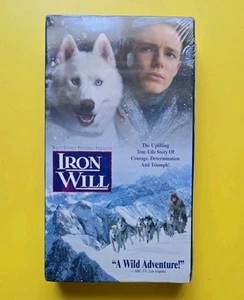 IRON WILL VHS New Young Man & Huskies Dog Sled Team VTG Disney - Picture 1 of 6