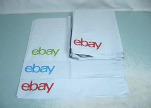100 OFFICIAL EBAY 10" x 12.5" POLYMAILERS  (NO PADDING) - NEW - Picture 1 of 3