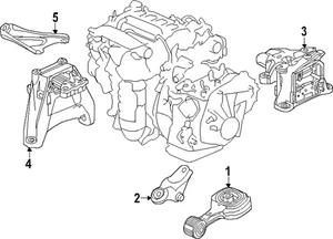 Genuine Honda Side Mount 50820-3A0-A12 - Foto 1 di 1