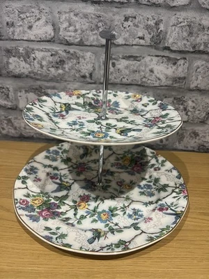 Highly Collectable Cake Stand, Vintage Midwinter /royal Tudorware By Barker Bros - Image 1 of 4