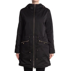 Love Token Damen Schwarz Tanja Wende Kunstfell Winter Parka Jacke Größe S - Bild 1 von 4