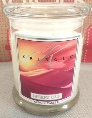 Tarro de 100 velas KRINGLE DESERT OUD mediano 2 mechas 14,5 oz ¡NUEVO! Foto 1 de 3