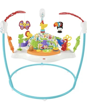 Fisher-Price Bebé Gorila Animal Actividad Jumperoo Centro de Juego Musical Foto 1 de 4