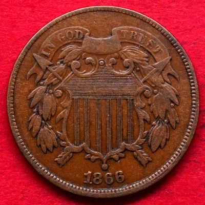 1866 TWO CENT PIECE - Image 1 of 4