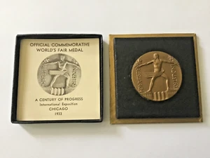 1933 Chicago World's Fair Official Coin Medal So Called Dollar - Picture 1 of 11