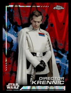 2024 Topps Chrome Star Wars #120 Director Krennic Red Blaster Raywave Refractor - Picture 1 of 2