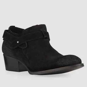 Botines de gamuza negros Charles David Yesenia para mujer ¡5,5 EE. UU.! - Imagen 1 de 9