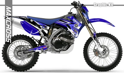 KIT GRÁFICO MAXCROSS YAMAHA WR250F WR450F YZ250F YZ450F 2006 2007 2008 2009 ST3 - Imagem 1 de 3