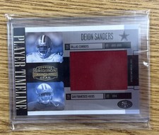 2006Deion Sanders Donruss Jersey Card 6/50