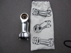 Thomson Elite Silver w/black face SM-E113 Stem 90mm 25.4 1 1/8 Threadless - Picture 1 of 6