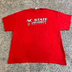NC State Shirt Adult Extra Large Red Wolfpack NCAA College Mens A10 - Picture 1 of 7