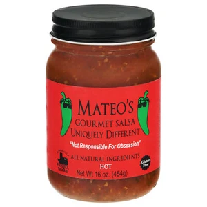 Mateos Gourmet Salsa Hot 16 oz (Pack Of 6) - Picture 1 of 1